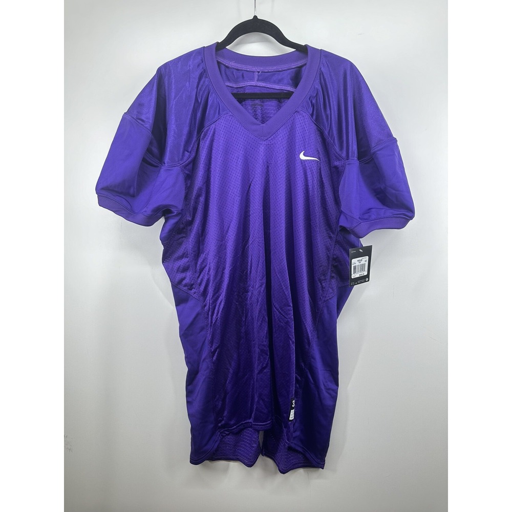 Nike Vapor Untouchable Football Practice Jersey Sz 3XL Purple Men's 535703 547